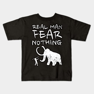 Cool Hunting Pride - Real man fear nothing HOBBY-2 Kids T-Shirt